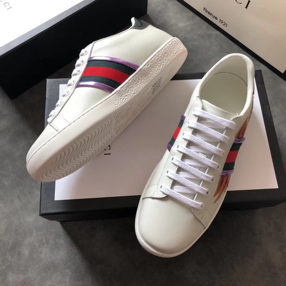 newgUCCI LEATHER CASUAL SHOES FOR WOMEN